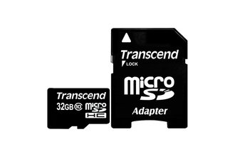 Transcend microSDHC Class 10 32Gb + adapter
