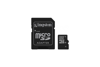 Kingston microSDHC Class 10 32Gb + adapter